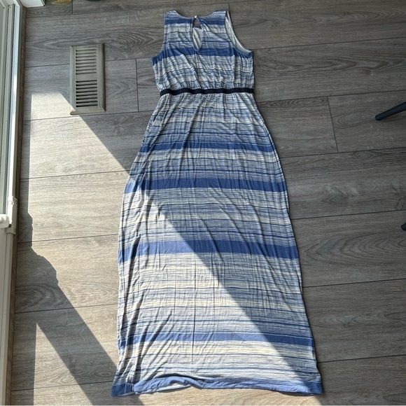 Ann Taylor Loft Striped Jersey Sleeveless Maxi Dress - Picture 10 of 13
